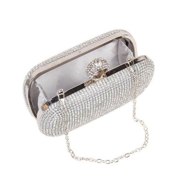 Rhinestone Evening Clutch - Picture 2 of 7